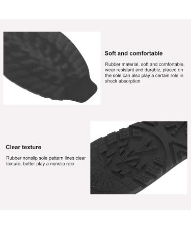 Shoe Bottom Repair | DIY Slip Rubber Sole Repair for Work Shoes (41-44) - Durable & Cuttable Black Solution - Buy Online on GoSupps.com