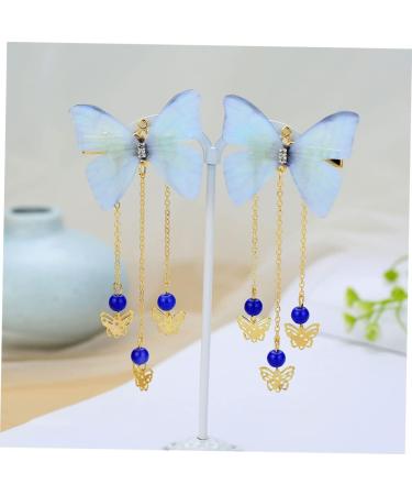 FOMIYES 5 Pairs Hanfu Butterfly Headdress Hanfu Hair Clip Metal Side Hair Barrette Fabric Hairpin Tassel Hair Clips Jeweled Hair Clips Chinese Hair Clips Chinese Style Child China Alloy - Buy Online on GoSupps.com