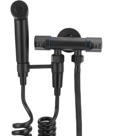 Toilet Bidet G1/2 Handheld Sprayer Attachment - Black Bathroom Accessory for Diapers & Cleaning | International Shipping Available - Buy Online on GoSupps.com