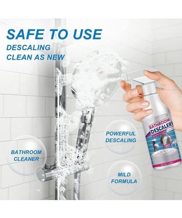 Stubborn Stains Cleaner Limescale Cleaner Bathroom Foam Cleaner Spray Bathroom Descaler Spray Limescale Cleaner Shower Bathroom Descaler Cleaner All Purpose Rinse Cleaning Foam With Towel (3PCS) - Buy Online on GoSupps.com