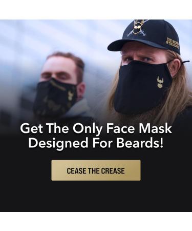 Beard Defender Face Mask - Adjustable Beard Mask for Men with Filters | Beard Covers by Beard Struggle (Black - Buy Online on GoSupps.com