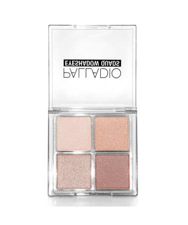 Palladio Eyeshadow Quad - Velvety Matte and Metallic Shades, Creamy Formula, Talc-Free - Ballerina Palette - Buy Online on GoSupps.com