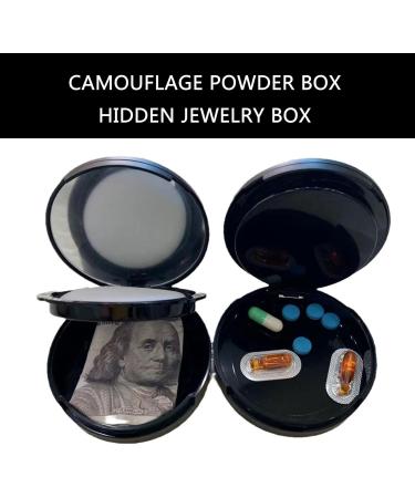 Multifunctional Makeup Powder Box with Secret Jewelry Storage Space Stylish Beauty Power Shape Box for Ornament Storage - Buy Online on GoSupps.com