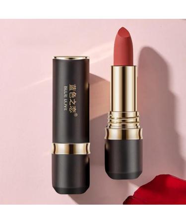 Buy BLUE LOVE Non-Stick Cup Lipstick for Women - Long Lasting Smudge Proof Waterproof Lip Gloss in Brownish Red - Nourishing Creamy Formula (1.44 oz) - International Shipping Available - Buy Online on GoSupps.com