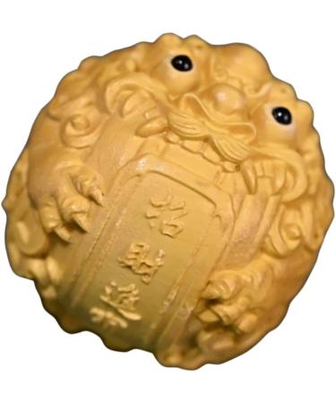 Gleavi 5-Piece Hand Exercise Balls & Massage Tools - Brass Protective Trailer Chinese Decor Pi Yao Tea Pet Wood Rolling Handballs for Relaxation & Sports - Buy Online on GoSupps.com