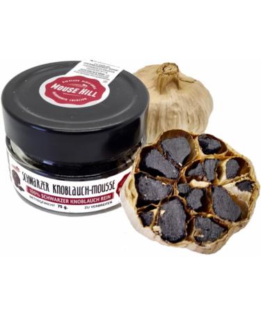 Tasting package consisting of honey mousse and peeled cloves - all with/from black garlic - fermented for 90 days - from Las Pedroneras Spain - Buy Online on GoSupps.com