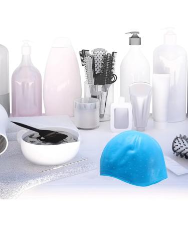 Bonnets en Silicone pour Coloration Capillaire Lot de 2 sets de Bonnets avec Crochets M talliques Taille Unique R utilisables Adapt s pour M ches Pr cises et Teinture  - Buy Online on GoSupps.com