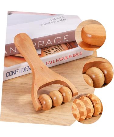 GLEAVI 1 Set Roller Massage - Wood Foot Sole Massager for Relaxation | 15x8CM | International Shipping Available - Buy Online on GoSupps.com