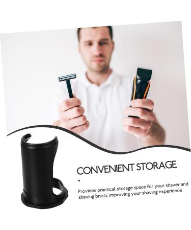 Shop Healeeved Brush Holder & Razor Stand - Premium Bathroom Organizer for Men | Durable Plastic Design - Buy Online on GoSupps.com