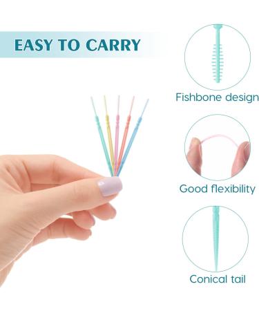Healifty Double-Headed Toothpicks for Teeth - 1000 Pieces Interdental Brushes for Oral Care (Random Color) - Best Quality Dental Hygiene - Buy Online on GoSupps.com