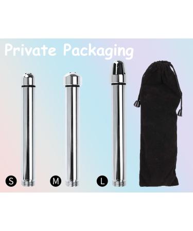 Premium Analdusche Set - 3 Aluminum Shower Nozzles & Carry Bag | Enema Shower Head for Men & Women - Enhance Hygiene & Comfort - Buy Online on GoSupps.com