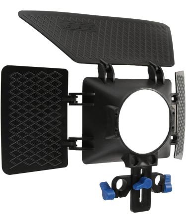 Fotga ABS Plastic Matte Box with 15mm Rail Rod Clamp Sunshade for Camera Cage | Compatible with Canon, Fuijifilm, Panasonic and more - Buy Online on GoSupps.com