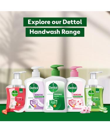 Dettol Liquid Handwash (Original) - 200 ml with Free Dettol Liquid Handwash Refill- 175 ml Original 1 Count (Pack of 1) - Buy Online on GoSupps.com