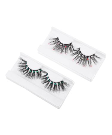 SEWOART 2 Pairs Fake Eyelashes False Eyelashes Makeup Eyelash Thick Volume Eyelash Women False Eyelash Eyelashes Extension Supplies Makeup Lashes Sequin Eyelash Fake Lashes Dense Eyelashes
