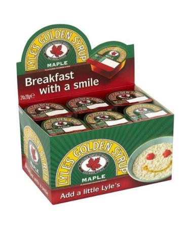 Lyle's Golden Syrup Maple Flavour 24x20g Portion Pot