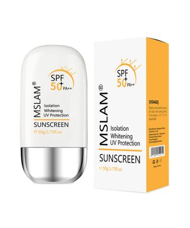 Sun Cream SPF 50 SPF 50 Face Moisturiser SPF 50 UVA & UVB High Sunscreen And Anti-Aging Sunscreen SPF 50 For Prevent Tanning Dry Lines Redness And Peeling Face Sunscreen For All Skin Types