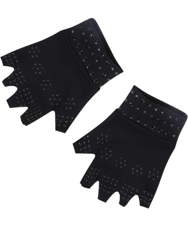 Magnetic Compression Gloves for Hand Pain Relief | Antiedema Health Care Tool - Black - Buy Online on GoSupps.com