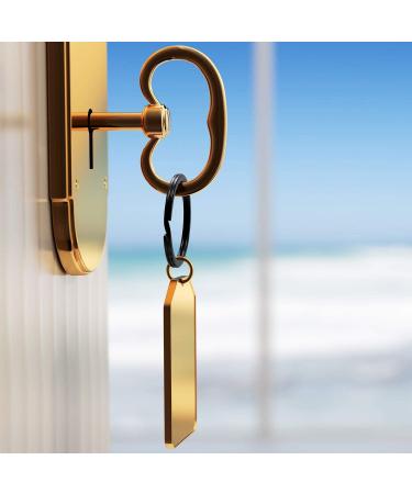 30 Pack Black Round Flat Key Rings in Various Sizes for Home and Car Keys Organization - Buy Online on GoSupps.com