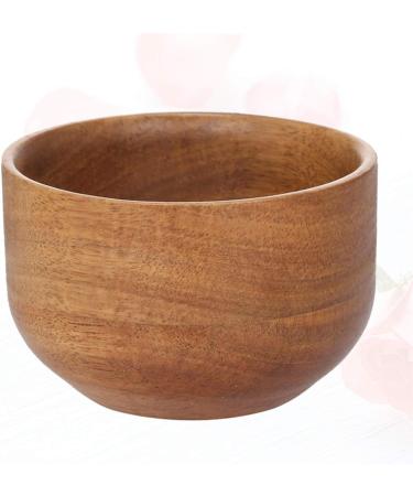 Exceart Wooden Shaving Bowl - Premium Foam Container for Facial Cleaning | Home & Bathroom Accessory - International Shipping Available - Buy Online on GoSupps.com