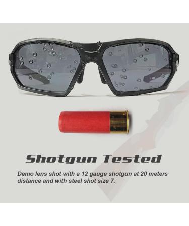 HUNTERSKY Tactical Shooting Glasses | Military Grade Ballistic Protection | Anti-fog Paintball Goggles - Buy Online on GoSupps.com