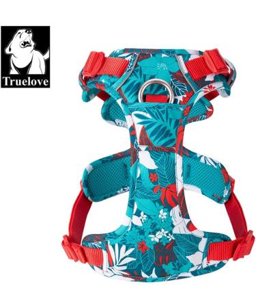 Shop Winhyepet True Love No-Pull Dog Harness - Adjustable Reflective Vest for Small & Medium Dogs - Camouflage Blue - Durable Nylon Ideal for Outdoor Adventures - Buy Online on GoSupps.com