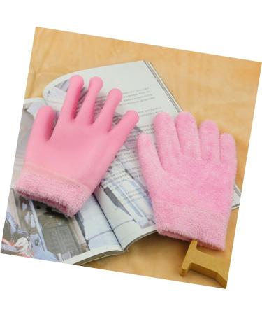 Beatifufu 2 Pairs Nighttime Gloves Wax Bath Mittens Paraffin Wax Mittens Oveglove Grooming Glove Moisturizing Socks Moisturizing Mittens Gauntlet Gelt Overnight Gloves Spa Whitening - Buy Online on GoSupps.com