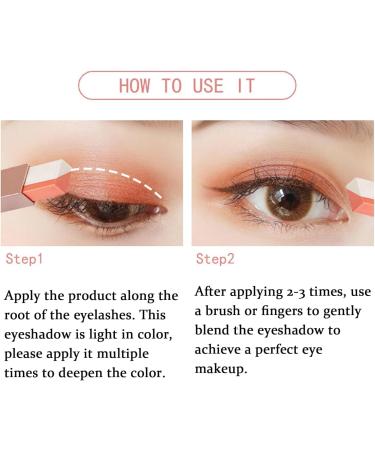 Jerbyroo Glitter Gradient Eyeshadow Stick Portable Two Tone Eyeshadow Gradient Stick DualTone Shimmer Eyeshadow Stick Effortless Glitter Gradients Waterproof & Long Lasting03 Red Brown 03RedBrown - Buy Online on GoSupps.com