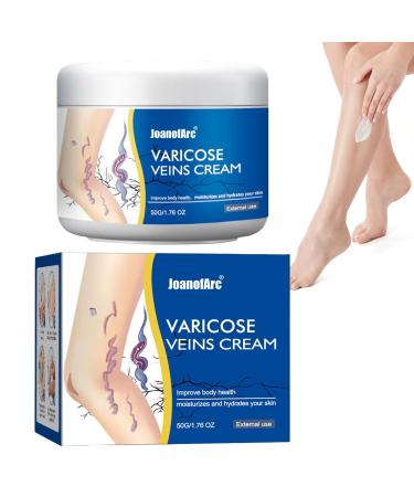 JoanofArc Varicose Veins Repair Cream Reduces Spider Veins & Leg Heaviness Soothing for Legs 50g