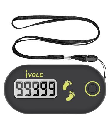 Pro-counter clip Czemo mini pedometer to walk with a lanyard real-time step counter portable pedometer for the persecution of sports steps distance - Buy Online on GoSupps.com