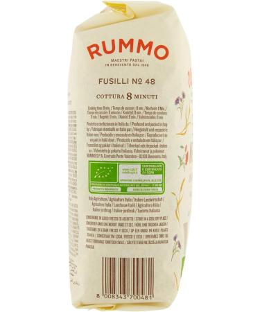  Italian Gourmet E.R. Rummo Pasta Integrale Fusilli N. 48 Pack of 20 Italian pasta 500 g + Italian Gourmet polpa 400 g - Buy Online on GoSupps.com