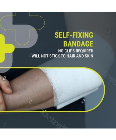 VITAPLUS PBT Self-Fixing Bandages - 10cm x 4m | Elastic Cohesive, Hypoallergenic, Latex-Free for Easy Application - Buy Online on GoSupps.com