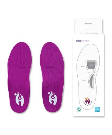 Dr. Lee's Hallux Magic Insole - Functional Insoles  Flat Feet  Arch Support  Air Cushion Insole  Arch Comfort  Pain Relief - L (Purple) L (MEN 7.5-8.5  WOMEN 8.5-9.5)