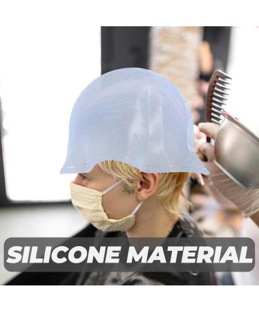 Bonnet de Teinture en Silicone lastique Taille Unique avec Crochets Perfor s Outil de Coloration R utilisable pour Salon de Coiffure et Usage Domestique Couleur Al atoire - Buy Online on GoSupps.com