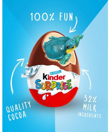 Kinder Bueno Milk Chocolate and Hazelnut Cream Candy Bars 20 Packs 2 Individually Wrapped Bars Per Pack (20 x 43g) & Surprise Milk Chocolate Eggs with Toys Classic 24 Pack 480 grams (20gx24) - Buy Online on GoSupps.com