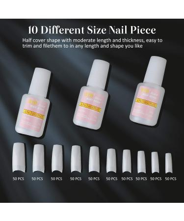 Acrylic Nail Kit for Beginners Gel Polish Kit with UV Lamp Acrylic Nail Set with Glitter Acrylic Powder Complete Starter Kit Acrylic Nail Supplies - Buy Online on GoSupps.com