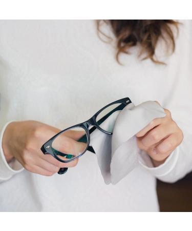 Premium Microfiber Glasses Cleaning Towels Set - 14x30cm Optician Quality Anti-Fitting for Glasses & Sensitive Surfaces - Ideal for Car Interiors & Smartphones (Gray) - Buy Online on GoSupps.com