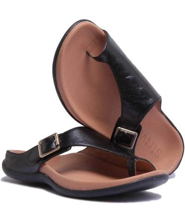Strive Java Women's Comfort Sandals Black 6.5-7 | Arch Supportive & Comfortable - Buy Online on GoSupps.com