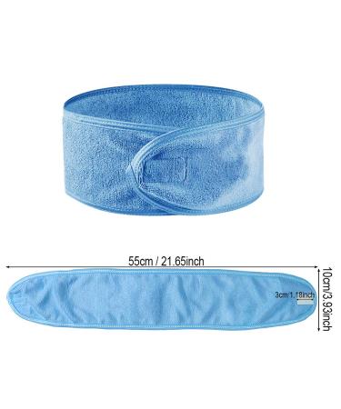 7pcs Adjustable Terry Hair Bands for Spa & Makeup | Cotton Facial Headbands for Yoga & Face Care - Buy Online on GoSupps.com