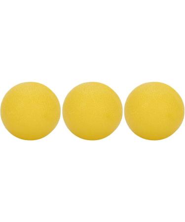 Pack of 3 Silicone Hand Grip Balls - Strength Trainer & Stress Relief for Adults & Kids - Yellow Round - Buy Online on GoSupps.com