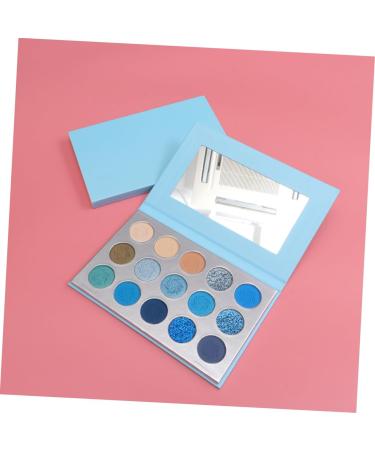 TOVINANNA 3pcs 15 Eyeshadow Palette Eye Shadow Makeup Palette Colorful Eyeshadow Woman Eyeshadow Compact Blue - Buy Online on GoSupps.com