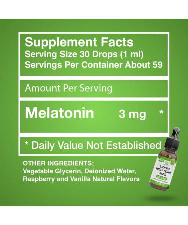 Benevolent Liquid Melatonin Drops for Adults and Kids 3mg - Melatonin Liquid as Fast-Acting Sleep Aid to Fall Asleep Faster & Longer - Non-GMO & Made in USA - Berry Vanilla Flavor 2 Month Supply 2 Fl Oz (Pack of 1) - Buy Online on GoSupps.com