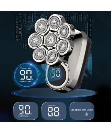 Head Shavers for Bald Men | 6-in-1 Rechargeable Electric Razor & Trimmer - Perfect for Beard Nose Hair & Head Grooming - Buy Online on GoSupps.com