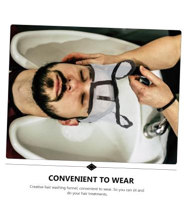 Beavorty 12 Pcs Shampoo Funnel Shampoo Shield Salon Hair Funnel Kit Elder Hairdressing Pe Upright 57x25cmx6pcs Assorted Colorx6pcs - Buy Online on GoSupps.com