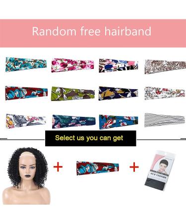 Fancy Afro Kinky Wig - Short Curly Heat Resistant Half Wig for Women - Synthetic Party Cosplay Hairpiece - Buy Online on GoSupps.com