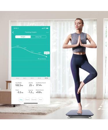 YUNMAI Smart Scale Body Fat Analyzer with Large Display - Free APP Included - Buy Online on GoSupps.com