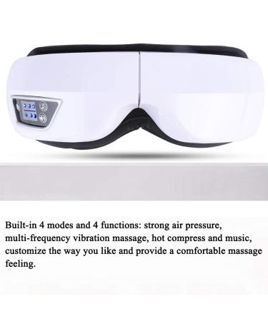 Relaxing Eye Massager with Vibration & Music | Heated Eye Mask for Stress Relief at Home & Office - Buy Online on GoSupps.com
