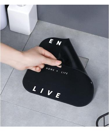 Bathroom Floor Drain Cover Silicone Drain Stopper Kitchen Sink Deodorant Sealing Plug Square Flat Suction Cover Silicone Floor Drain Cover Shower Hair Catcher Replacement White Dots - Buy Online on GoSupps.com