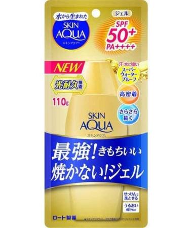 Skin Aqua Super moisture shower gel gold sunscreen 110g