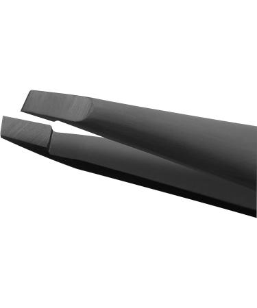 ZWILLING Professional Stainless Steel Eyebrow Tweezers | Premium Bevelled Hair Plucker in Carbon Matt Black - Precision Beauty Tool for Flawless Grooming - Buy Online on GoSupps.com
