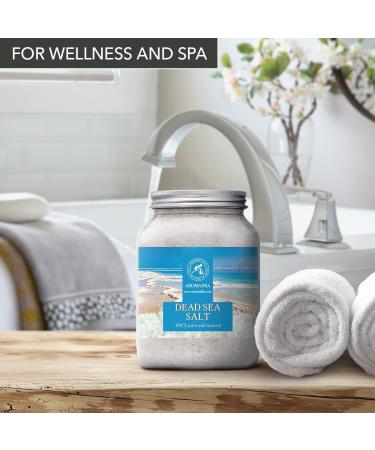 Dead Sea Salt 35 Oz - Natural Bath Salts for Good Sleep, Stress Relief, and Beauty - 1 kg Pack - Buy Online on GoSupps.com